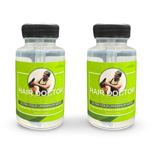 PREMIUM LUXURY ADHESIVE HOLD FOR HAIR UNIT INSTALLATION LONG LASTING BY DOCTOR TJ BARBER BROOKLYN NYC WATERPROOF ATHLETES WASHES OUT EASILY RESIDUE FREE TESTOMINALS REVIEWS